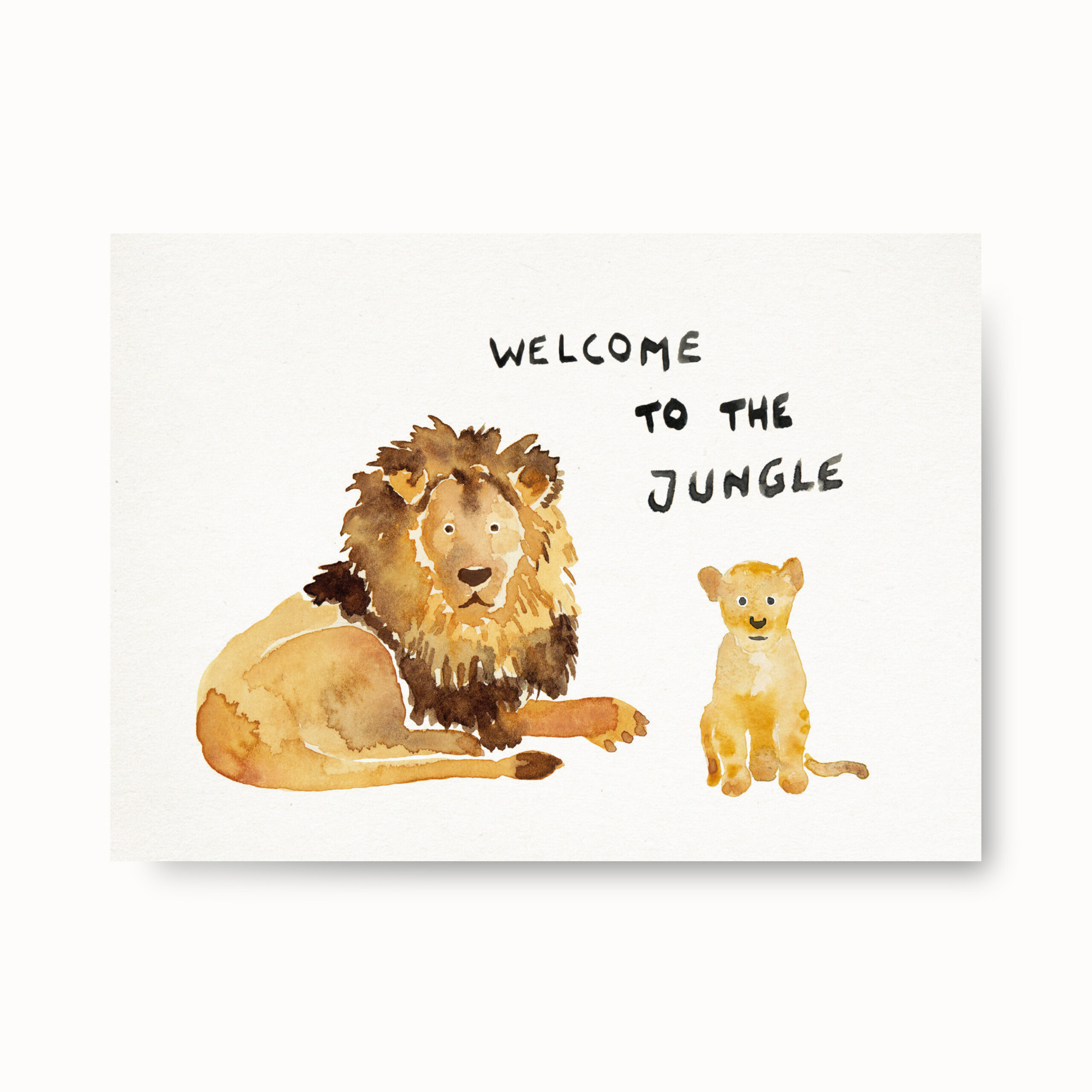 Löwe-Postkarte-Illustration-FarinaKuklinski