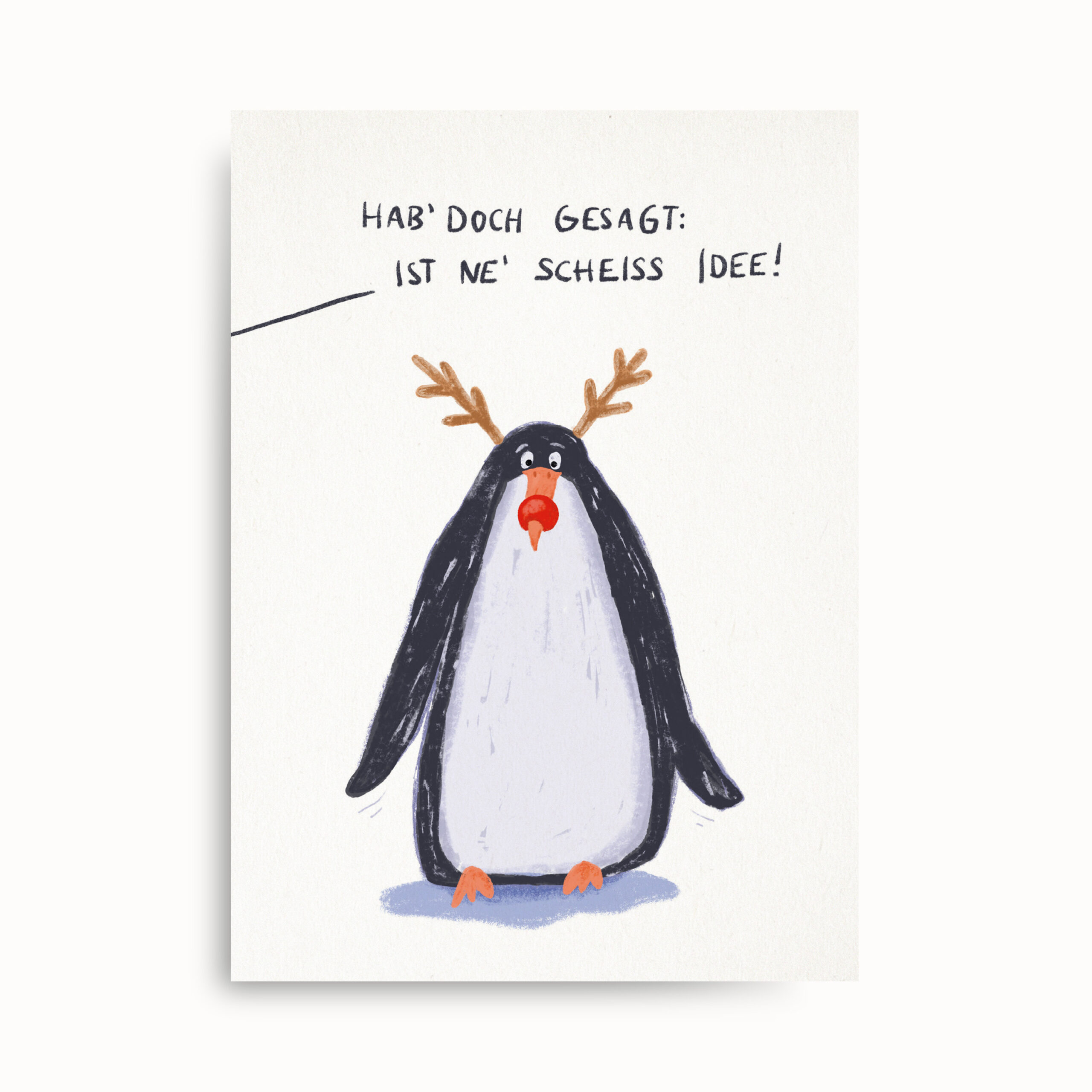 Pinguin-Postkarte-Illustration-FarinaKuklinski