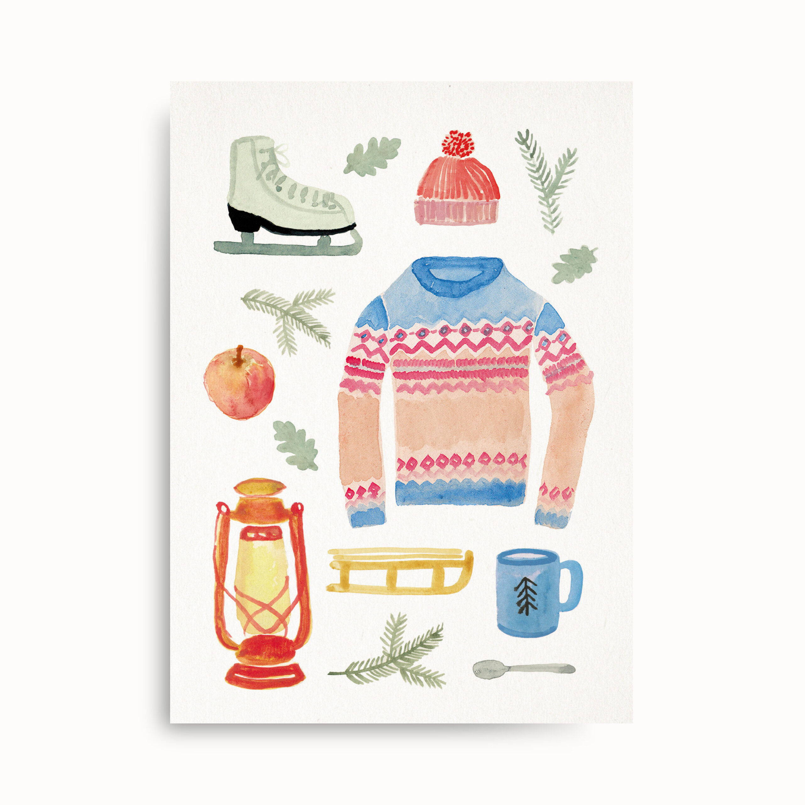 Winter-Postkarte-Illustration-FarinaKuklinski