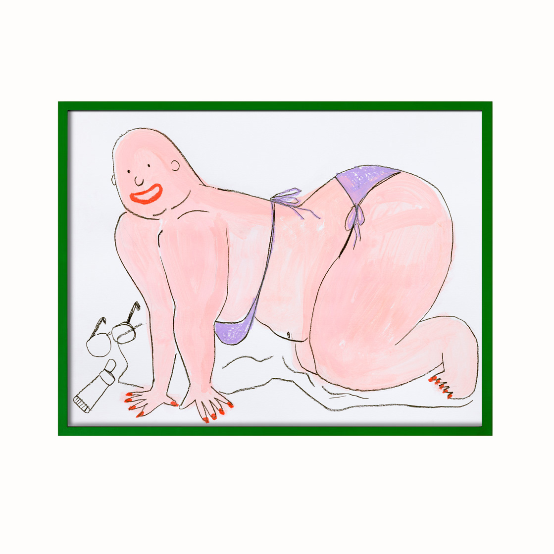 Fine Art Print • beachbody • 30x40cm• Rahmen