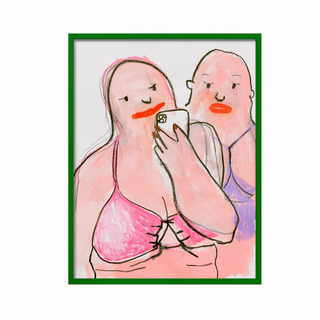 Fine Art Print • hiii• 30x40cm • Rahmen