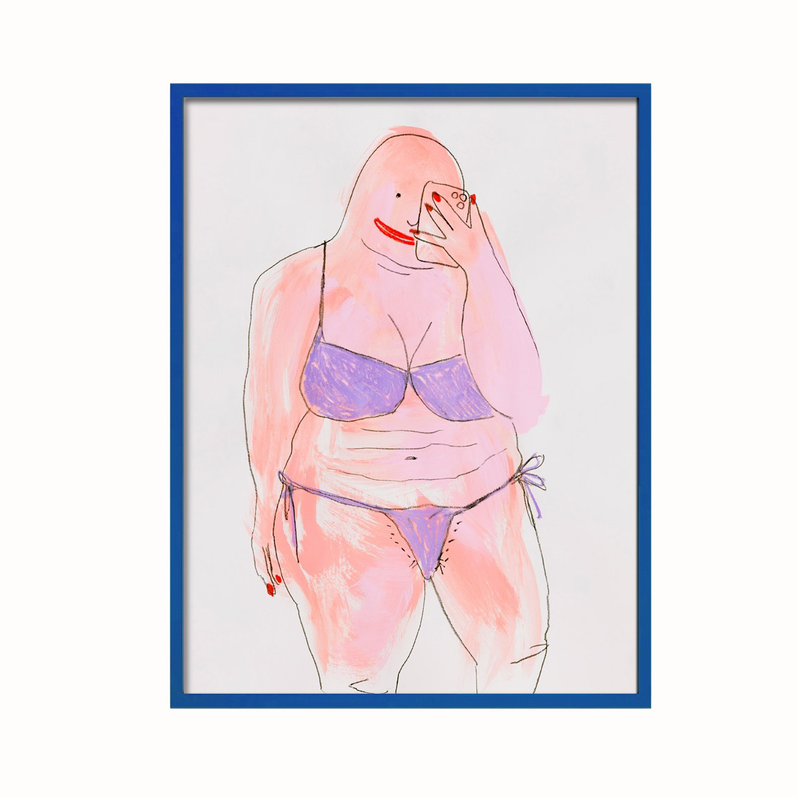 Fine Art Print • mirrorselfie • 30x40cm • Rahmen